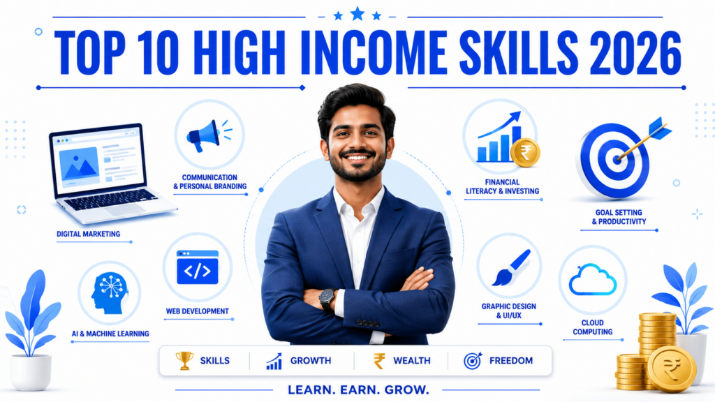 Top 10 High Income Skills to learn in 2026 for a successful career