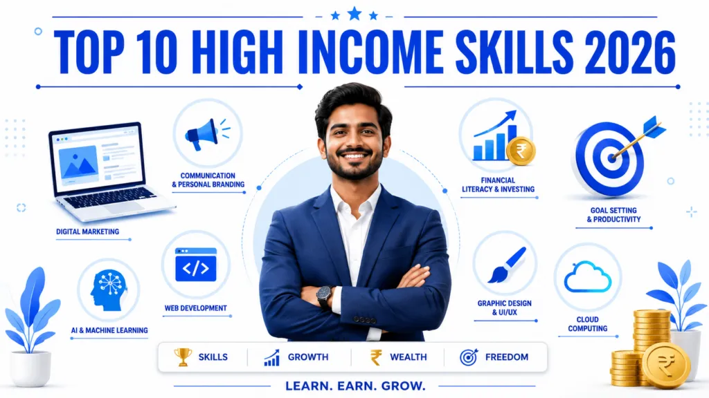 Top 10 High Income Skills to learn in 2026 for a successful career