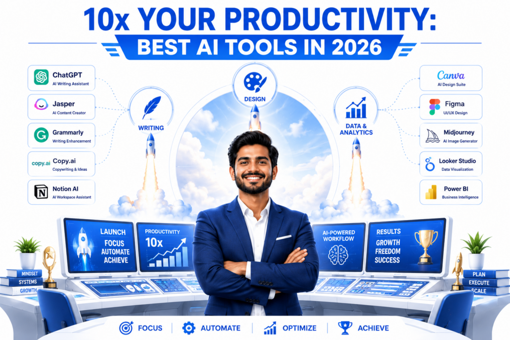 10x Your Productivity with the Best AI Tools in 2026 for digital marketing and design