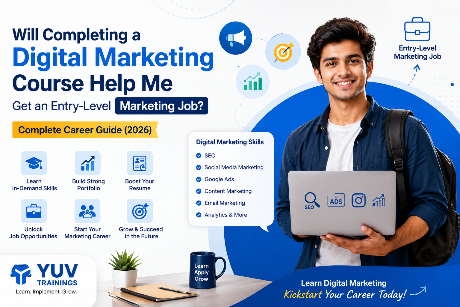 Will Completing a Digital Marketing Course Help Me Get an Entry-Level Marketing Job? Complete Career Guide (2026)