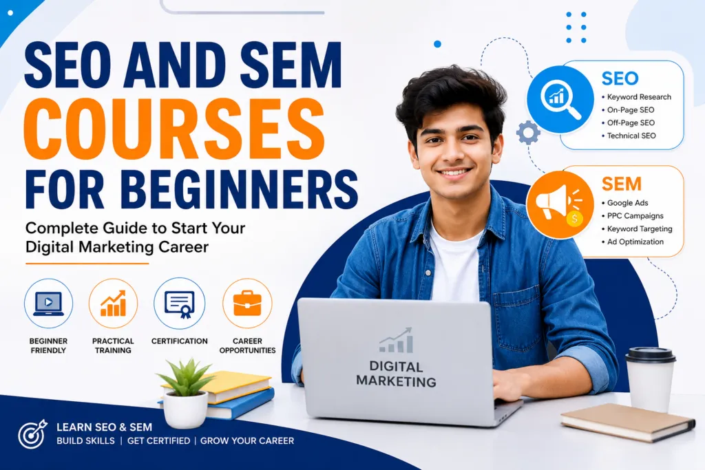 SEO and SEM Courses for Beginners: Complete Guide to Start Your Digital Marketing Career